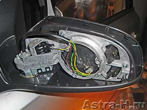 Как заменить зеркало заднего вида на Опель Астра? - Opel Astra (Astra G)