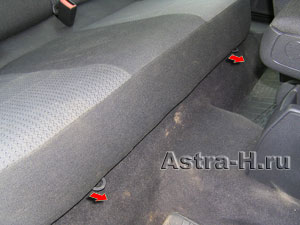 Как снять переднее сиденье Опель Астра - Opel Astra (Astra J)