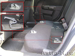 Чехлы на сиденья — Opel Astra H 2004 - 2013